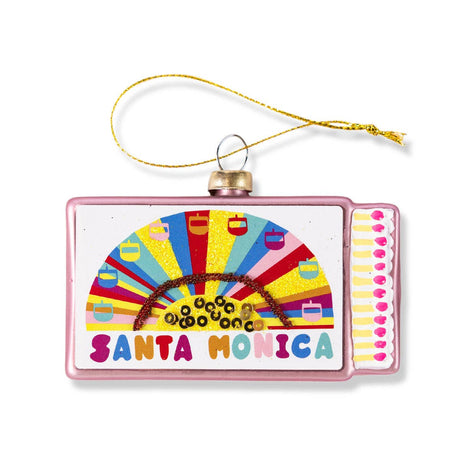 Matchbook Ornament - Santa Monica - ascot + hart