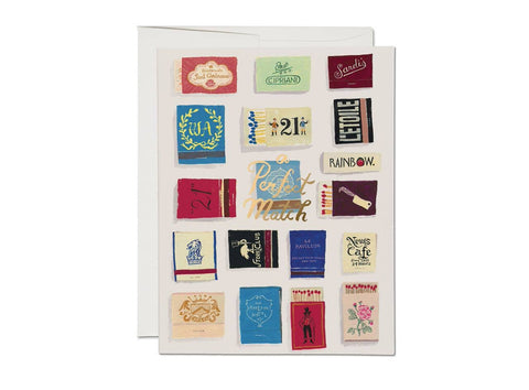 Matches love greeting card - ascot + hart