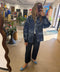 Mazy Bandana Quilted Bomber Jacket - ascot + hart