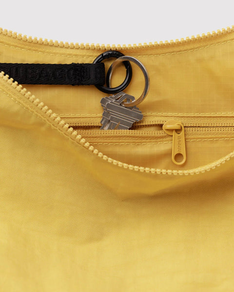 Medium Nylon Crescent Bag - Sunflower w/ Key Leash - ascot + hart