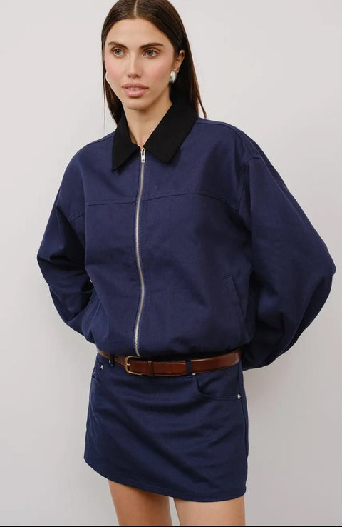 Melrose Twill Bomber Jacket - ascot + hart
