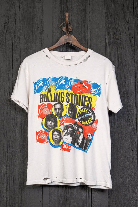 MIDNIGHT RAMBLER '90S FIT DESTROYED TEE - ascot + hart