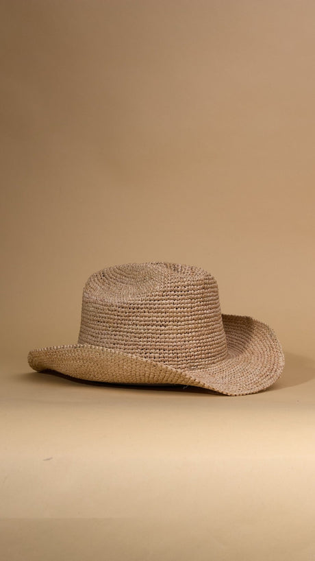 Milly Raffia Cowboy Hat - ascot + hart