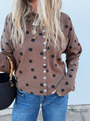 Monroe Polka Dot Cardigan - ascot + hart