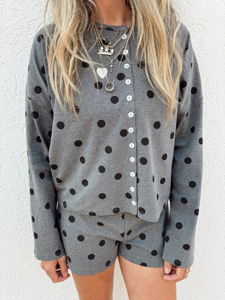 Monroe Polka Dot Shorts - ascot + hart
