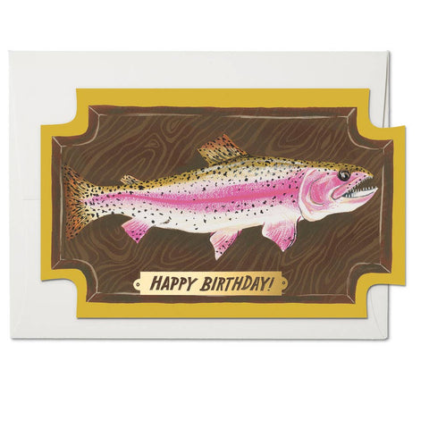 Mounted Fish Birthday Card - ascot + hart