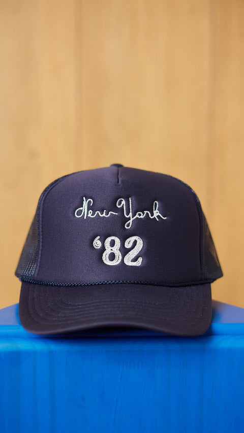 New York '82 Embroidered Trucker - ascot + hart
