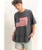 Oversized USA Flag Tee - ascot + hart