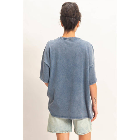 Oversized USA Flag Tee - ascot + hart