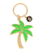 Palm Tree Enamel Keychain - ascot + hart