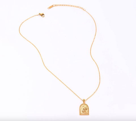 Palmy Nights Talisman Necklace - ascot + hart