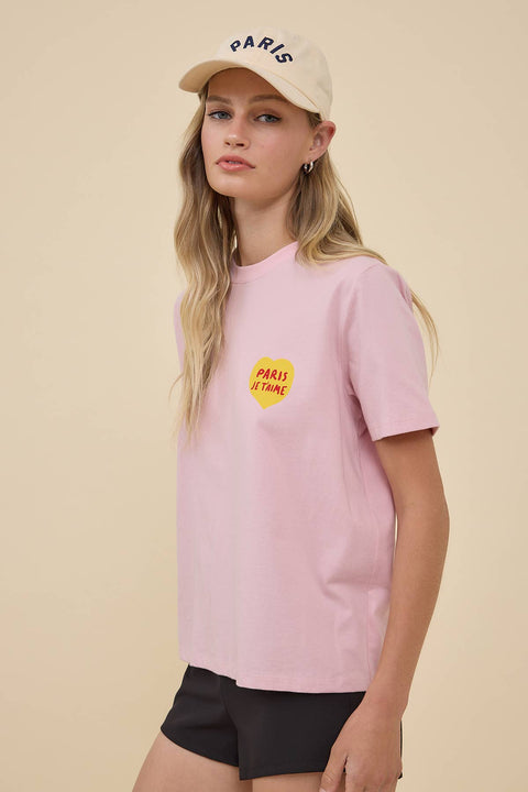 Paris Graphic Short Sleeve Tee - ascot + hart