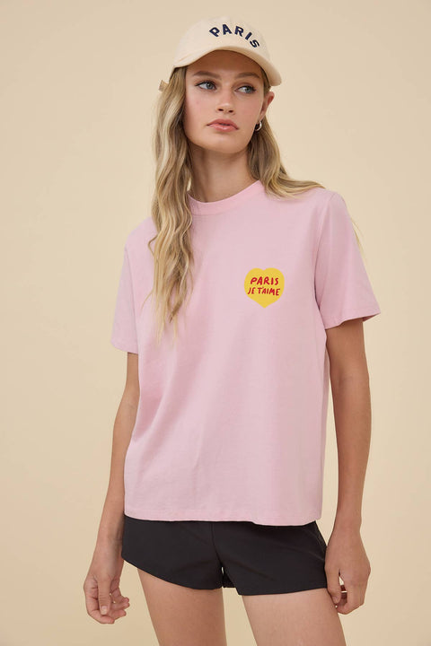 Paris Graphic Short Sleeve Tee - ascot + hart