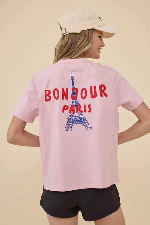 Paris Graphic Short Sleeve Tee - ascot + hart