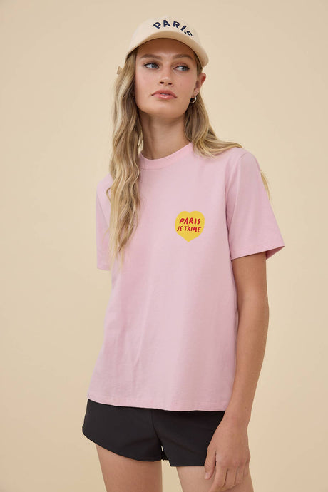 Paris Graphic Short Sleeve Tee - ascot + hart