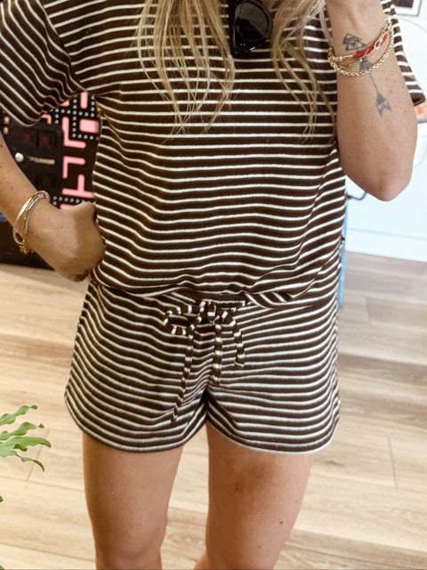 Parker Striped Shorts - ascot + hart