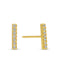 Pavé Bar Studs - ascot + hart