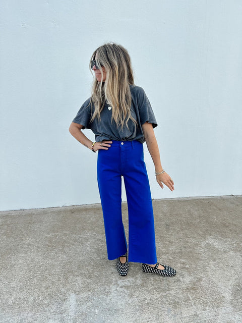 Penny High Rise Wide Leg Crop - ascot + hart