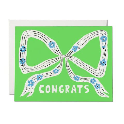 Perfect Bow Congrats Greeting Card - ascot + hart
