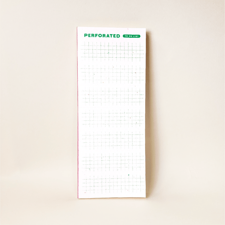 Perforated To Do List - ascot + hart