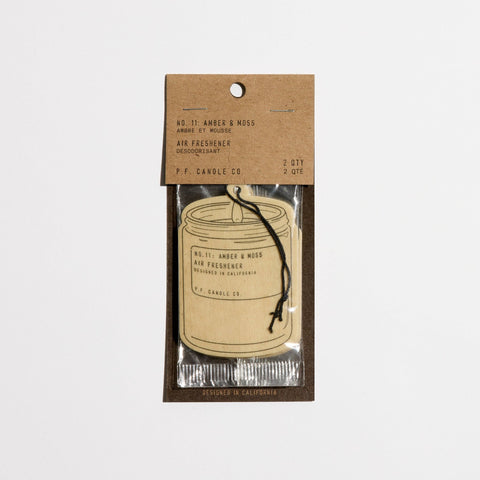 P.F. Candle Air Freshener - Amber & Moss (2 Pack) - ascot + hart