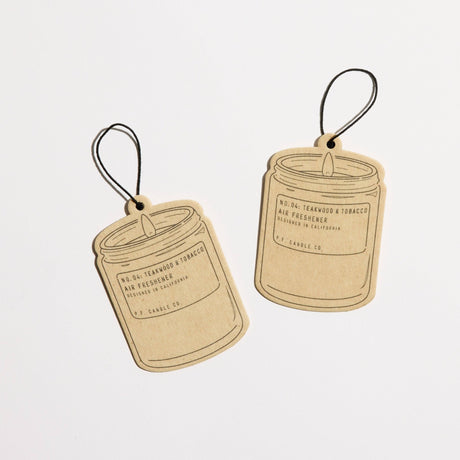 P.F. Candle Air Freshener - Teakwood & Tobacco (2 Pack) - ascot + hart