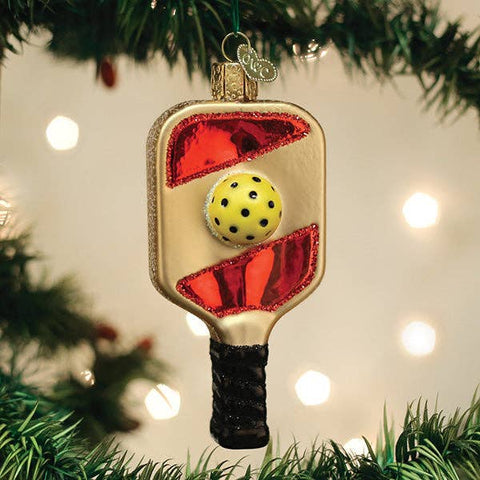 Pickleball Paddle Ornament - ascot + hart