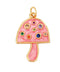 Pink Mushroom Charm - ascot + hart