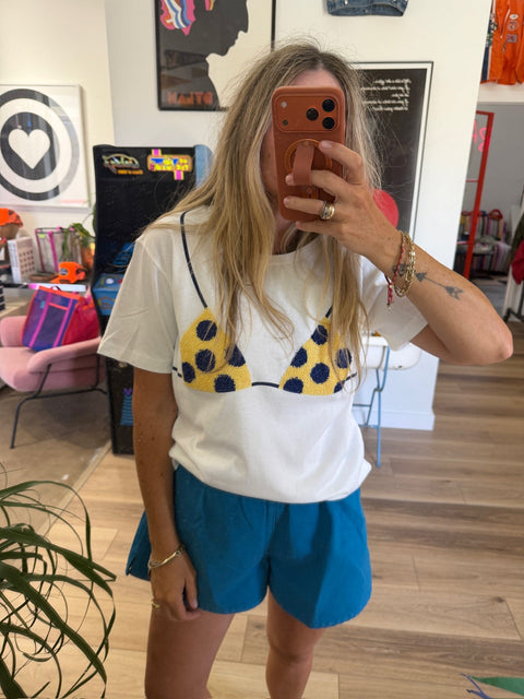 Polka Dot Bikini Tee - ascot + hart
