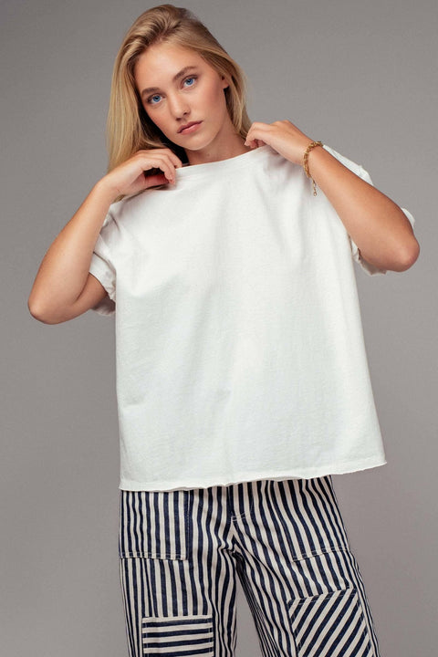 Poppy Boxy Oversized Tee - ascot + hart
