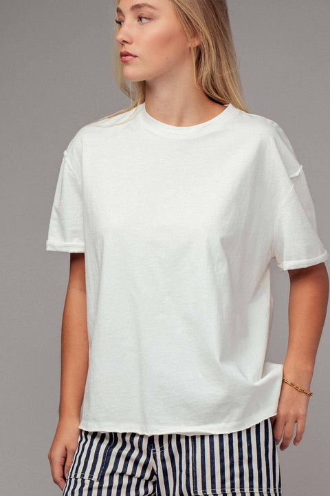 Poppy Boxy Oversized Tee - ascot + hart