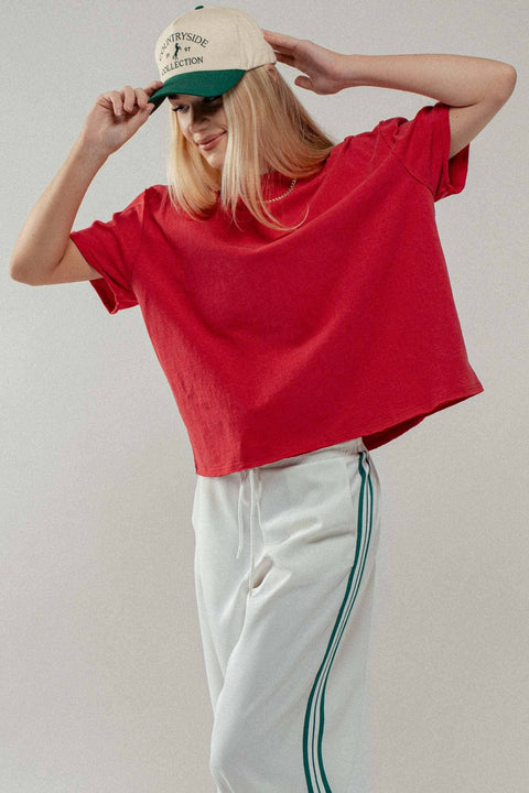 Poppy Boxy Oversized Tee - ascot + hart