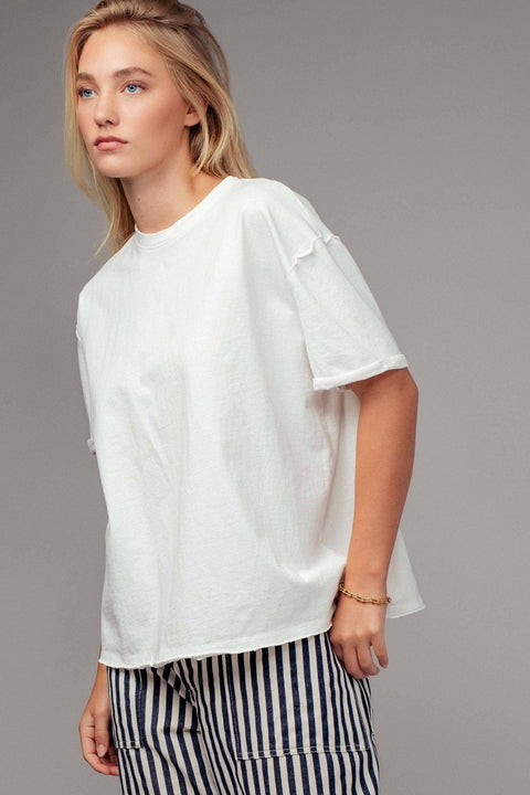Poppy Boxy Oversized Tee - ascot + hart