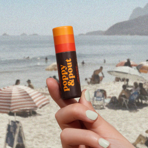 Poppy & Pout - Citrus Sunrise Retro Surf Lip Balm - ascot + hart