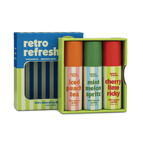 Poppy & Pout - Retro Refreshers (Set of 3) - ascot + hart
