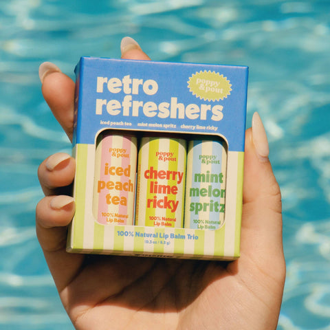 Poppy & Pout - Retro Refreshers (Set of 3) - ascot + hart