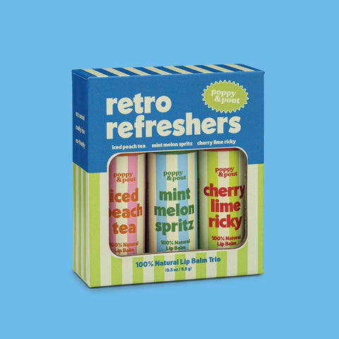 Poppy & Pout - Retro Refreshers (Set of 3) - ascot + hart