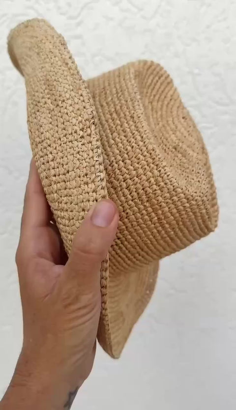 Milly Raffia Cowboy Hat
