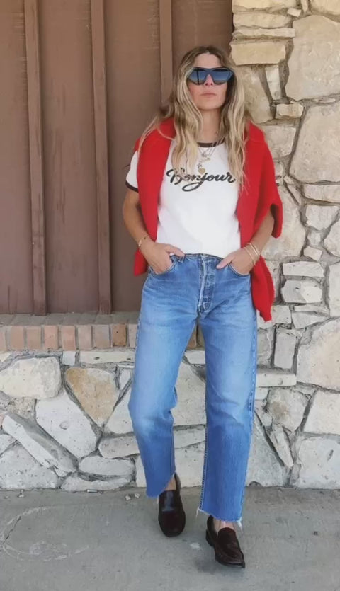 Bonjour Ringer Tee