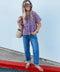 Priya Checker Top - ascot + hart