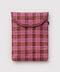 Puffy Laptop Sleeve 13"/14" - Azalea Pink Tartan - ascot + hart