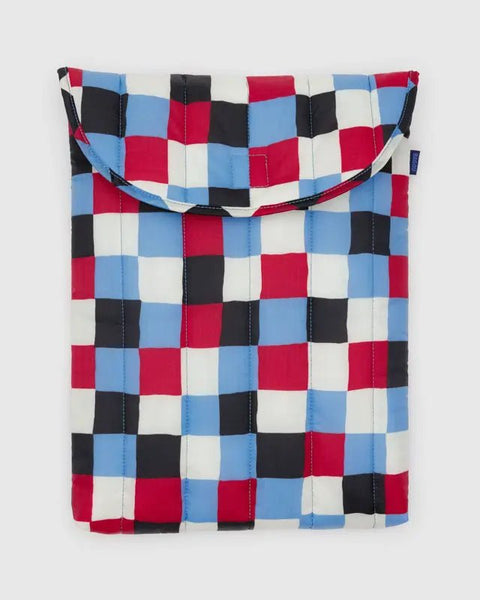 Puffy Laptop Sleeve 16" - Painted Check - ascot + hart