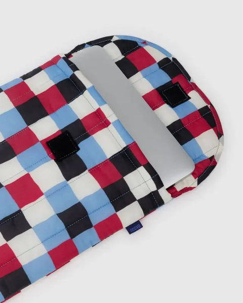 Puffy Laptop Sleeve 16" - Painted Check - ascot + hart