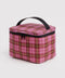 Puffy Lunch Bag - Azalea Pink Tartan - ascot + hart