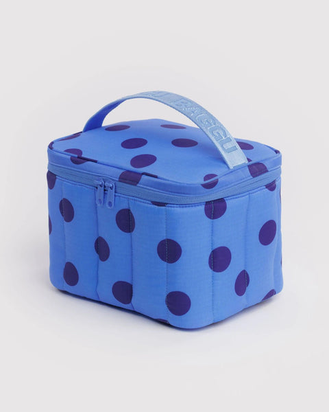 Puffy Lunch Bag - Blue Polka Dot - ascot + hart