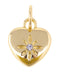 Rhinestone Puffed Heart Charm - ascot + hart