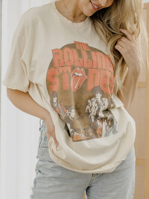 Rolling Stones Stage Circle Graphic Tee - ascot + hart