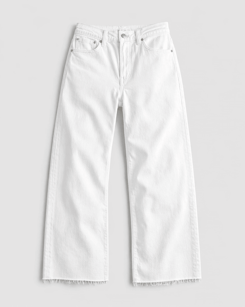 Roma Scissor Cut Wide Leg Jeans - ascot + hart