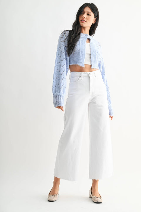 Roma Scissor Cut Wide Leg Jeans - ascot + hart
