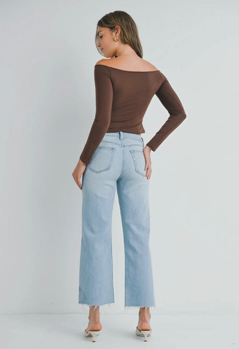 Ruby Wide Leg Denim - ascot + hart